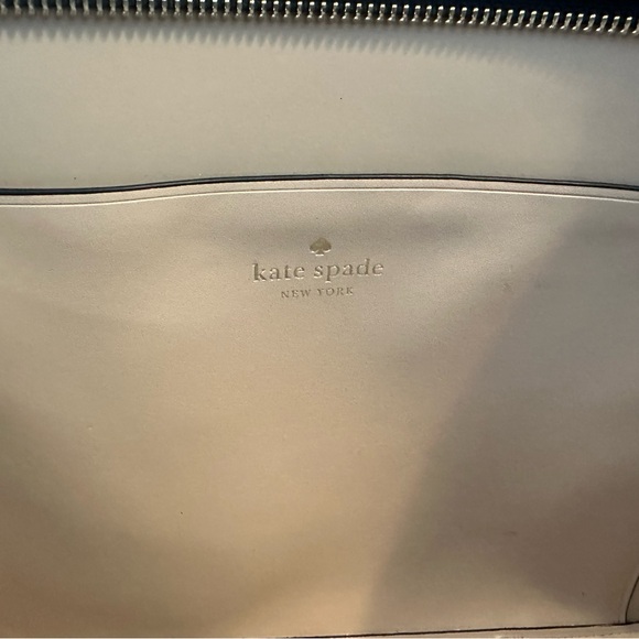 Kate Spade Black Structured Tote with Double Handles - Picture 5 of 7